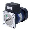 120W 110VAC 60Hz 90RPM 9,30Nm(1316,99oz.in) Brida 90mm Motor de inducción de CA monofásico con eje chavetero de caja de cambios en ángulo recto - 5IK120GU-AFT/5GU15RT | StepperOnline
