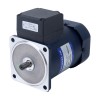 Fase única 220VAC 120W 50Hz Brida 90mm Relación de transmisión 15:1 Motor de inducción de CA con caja de cambios rectos