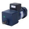 Fase única 220VAC 120W 50Hz Brida 90mm Relación de transmisión 15:1 Motor de inducción de CA con caja de cambios rectos