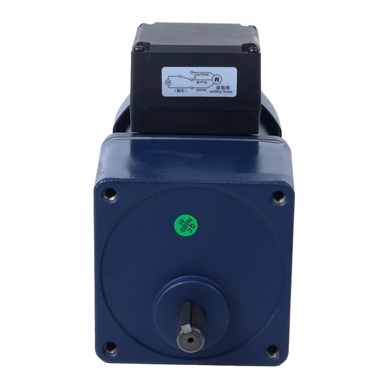 Fase única 220VAC 60W 50Hz Brida 90mm Relación de transmisión 3:1 Motor de inducción de CA con caja de cambios rectos