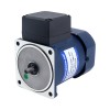 Tres fases 220VAC/380VAC 60W 50/60Hz Brida 90mm Relación de transmisión 10:1 Motor de inducción de CA con caja de cambios rectos