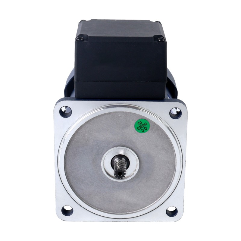 Tres fases 220VAC/380VAC 60W 50/60Hz Brida 90mm Relación de transmisión 10:1 Motor de inducción de CA con caja de cambios rectos