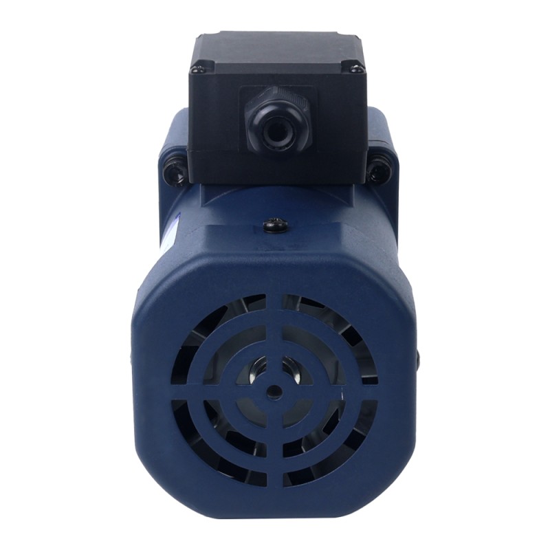Fase única 110VAC 90W 60Hz Brida 90mm Relación de transmisión 15:1 Motor de inducción de CA con caja de cambios rectos