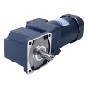 90W 220VAC 50Hz 13,5RPM 40,00Nm(5664,47oz.in) Brida 90mm Motor de inducción de CA monofásico con eje chavetero de caja de cambios en ángulo recto - 5IK90GU-CFT/5GU100RT | StepperOnline