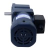 90W 220VAC 50Hz 13,5RPM 40,00Nm(5664,47oz.in) Brida 90mm Motor de inducción de CA monofásico con eje chavetero de caja de cambios en ángulo recto - 5IK90GU-CFT/5GU100RT | StepperOnline