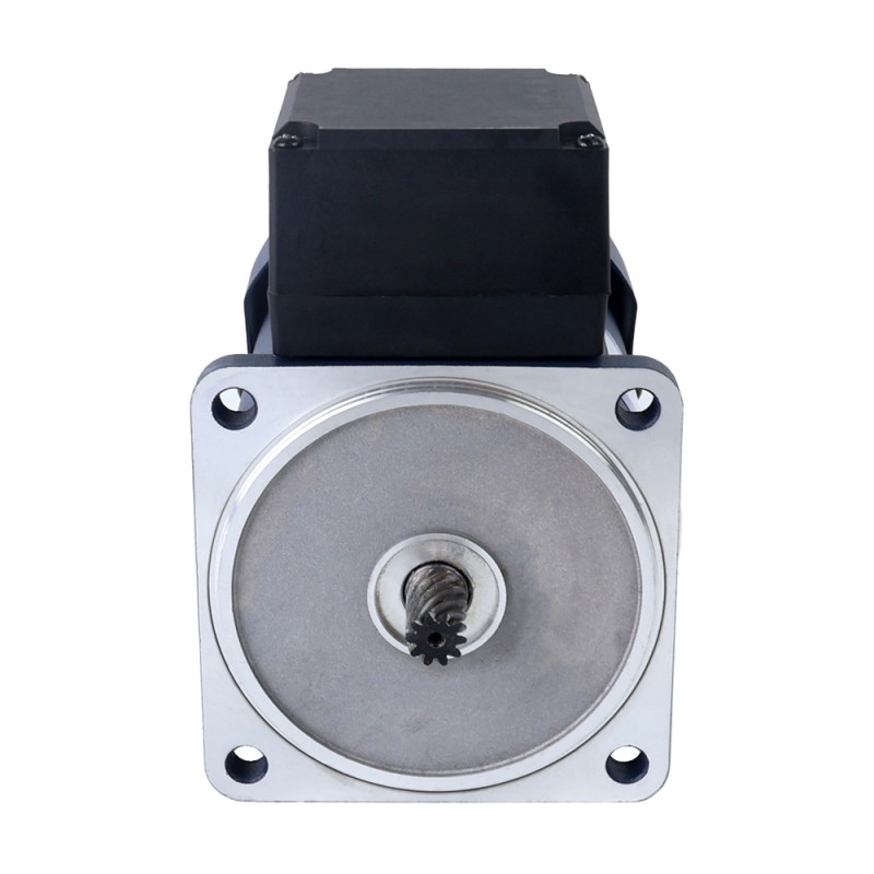 Tres fases 220VAC/380VAC 90W 50/60Hz Brida 90mm Relación de transmisión 50:1 Motor de inducción de CA con caja de cambios en ángulo recto