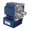 Fase única 220VAC 200W 50Hz Brida 104mm Relación de transmisión 100:1 Motor de inducción de CA con caja de cambios en ángulo recto
