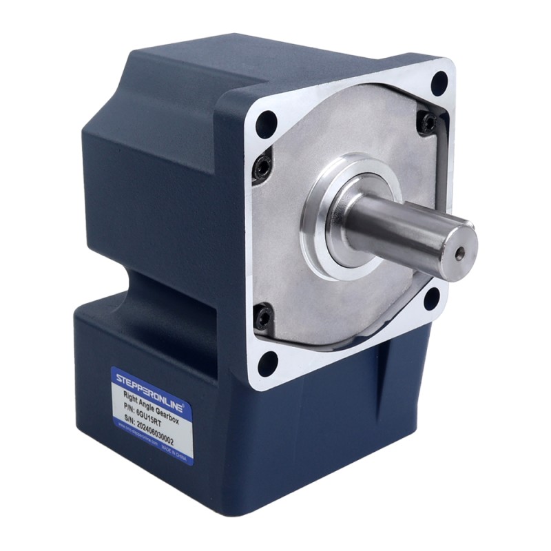 Usado - Stock en Alemania - Cepillado 48V 250W con motor de engranaje de CC con caja de cambios de ángulo recto 15:1 - F6D250-48GU-30S/6GU15RT-USED | StepperOnline