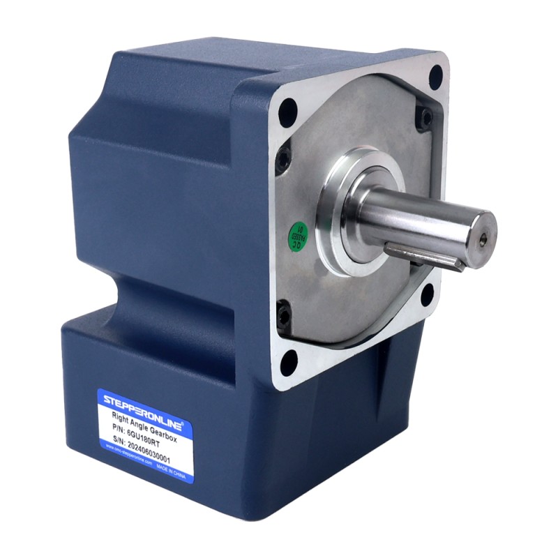 Tres fases 220VAC/380VAC 200W 50/60Hz Brida 104mm Relación de transmisión 180:1 Motor de inducción de CA con caja de cambios en ángulo recto