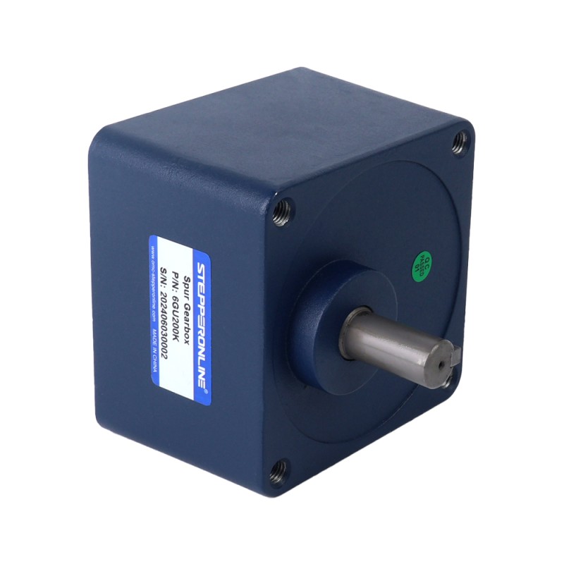 Motor CC sin escobillas con engranaje de 24V 250W 15RPM 40,00Nm(5664,48oz.in) Caja de engranajes rectos 200:1 - F6B250-24GU-30S/6GU200K | StepperOnline