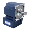 Fase única 220VAC 200W 50Hz Brida 104mm Relación de transmisión 50:1 Motor de inducción de CA con caja de cambios en ángulo recto