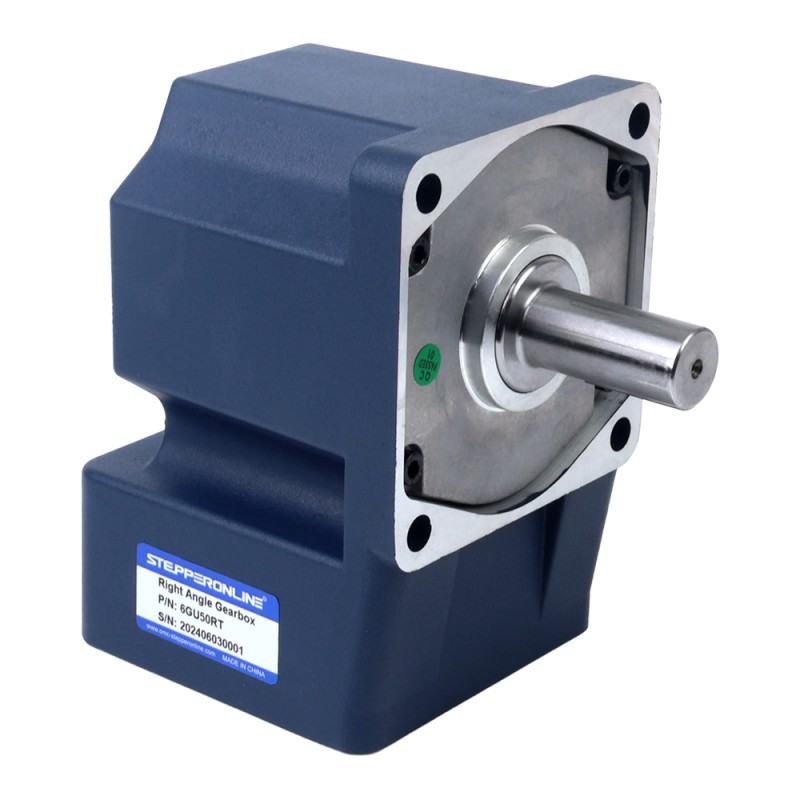 Fase única 220VAC 200W 50Hz Brida 104mm Relación de transmisión 50:1 Motor de inducción de CA con caja de cambios en ángulo recto