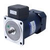 Fase única 110VAC 200W 60Hz Brida 104mm Relación de transmisión 20:1 Motor de inducción de CA con caja de cambios en ángulo recto