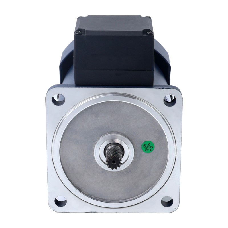 Tres fases 220VAC/380VAC 200W 50/60Hz Brida 104mm Relación de transmisión 10:1 Motor de inducción de CA con caja de cambios en ángulo recto