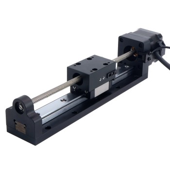 Nema 17 Actuador lineal con tornillo de avance 1.5A Carrera 120mm 0.25Nm(35.40oz.in) Paso 12.7mm(0.5")