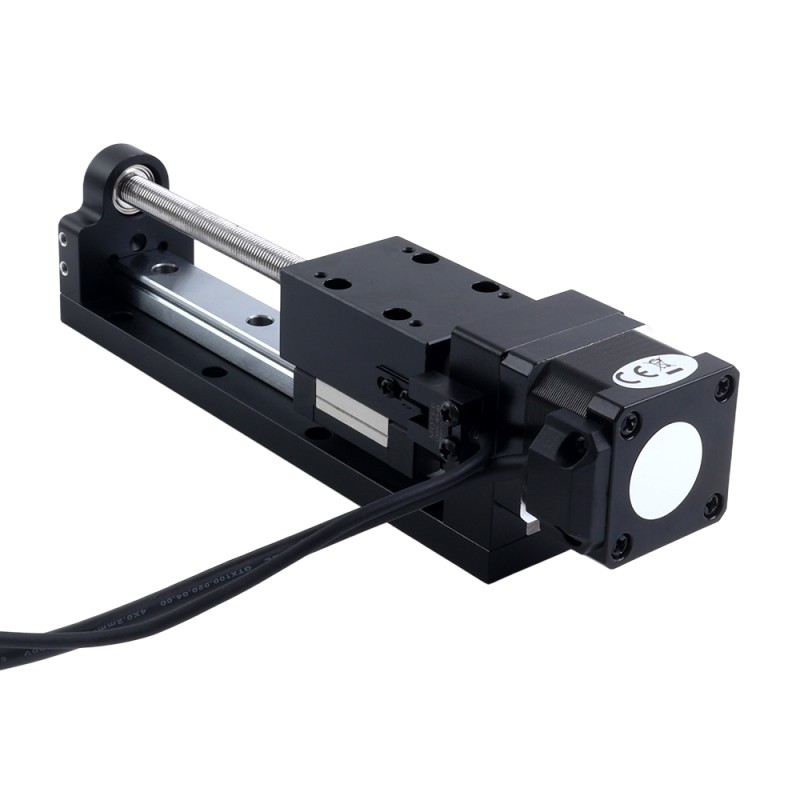 Actuador lineal de husillo de bolas con motorNema 8 1.5A Carrera 80mm 0.14Nm(19.83oz.in) Paso 2mm(0.07874) - LMD14S13BAB15-080 | StepperOnline