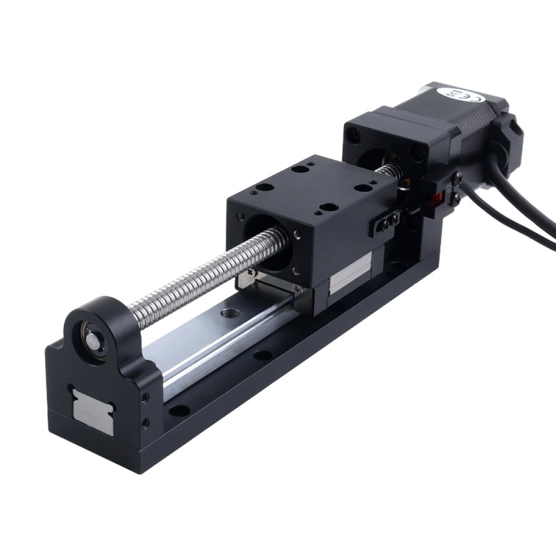Actuador lineal de husillo de bolas con motorNema 8 1.5A Carrera 80mm 0.20Nm(28.32oz.in) Paso 1mm(0.03937) - LMD14S18BSB15-080 | StepperOnline