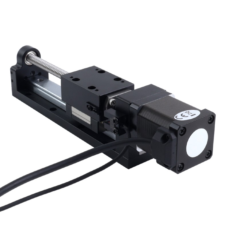 Actuador lineal de husillo de bolas con motorNema 8 1.5A Carrera 80mm 0.20Nm(28.32oz.in) Paso 1mm(0.03937) - LMD14S18BSB15-080 | StepperOnline