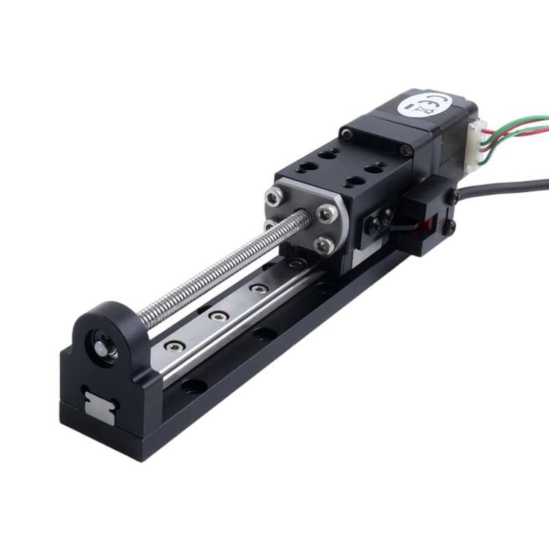 Actuador lineal de husillo de bolas con motorNema 8 0.5A Carrera 90mm 0.02Nm(2.83oz.in) Paso 1mm(0.03937) - LMD8S15BSS05-090 | StepperOnline