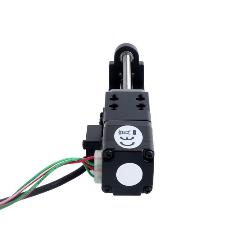 Actuador lineal de husillo de bolas con motorNema 8 0.5A Carrera 90mm 0.02Nm(2.83oz.in) Paso 1mm(0.03937) - LMD8S15BSS05-090 | StepperOnline