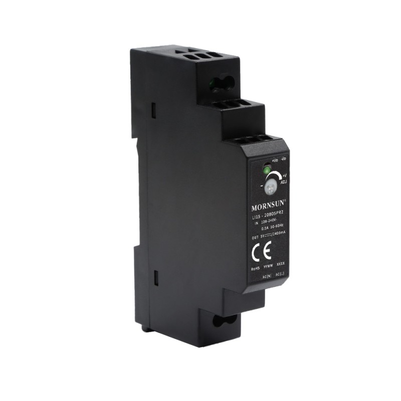 15W 12V 1.25A 85-264VAC/120-370VDC Carril DIN Fuente de alimentación conmutada