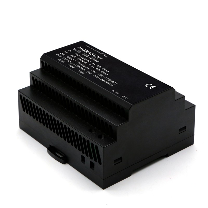 150W 24V 6.3A 85-264VAC/120-370VDC Carril DIN Fuente de alimentación conmutada