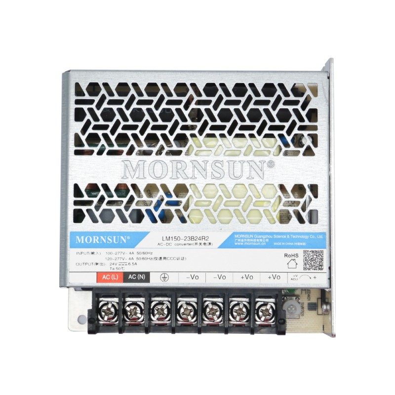 150W 24V 6.5A 80-305VAC/100-430VDC Fuente de alimentación conmutada