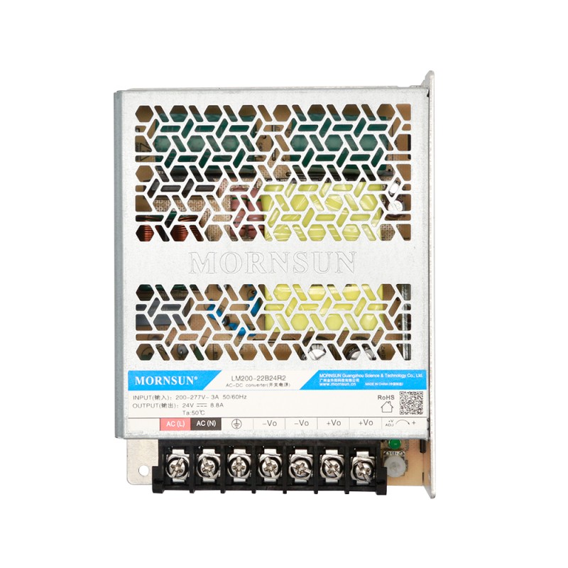 200W 24V 8.8A 176-305VAC/240-430VDC Fuente de alimentación conmutada