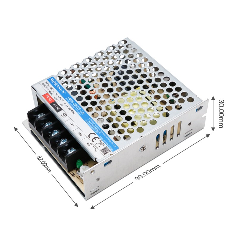 35W 12V 3.0A 165-264VAC/180-370VDC Fuente de alimentación conmutada