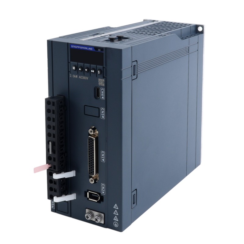 Kit de servomotor AC A6H Serie 1800W RS485 1500rpm 11,50Nm codificador absoluto 17 bits IP67 - A6H-RS1800H3A1-M17 | StepperOnline