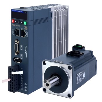 Kit de servomotor de CA EtherCAT de 400W serie A6, 3000rpm, 1,27Nm con freno, codificador absoluto de 17 bits IP67