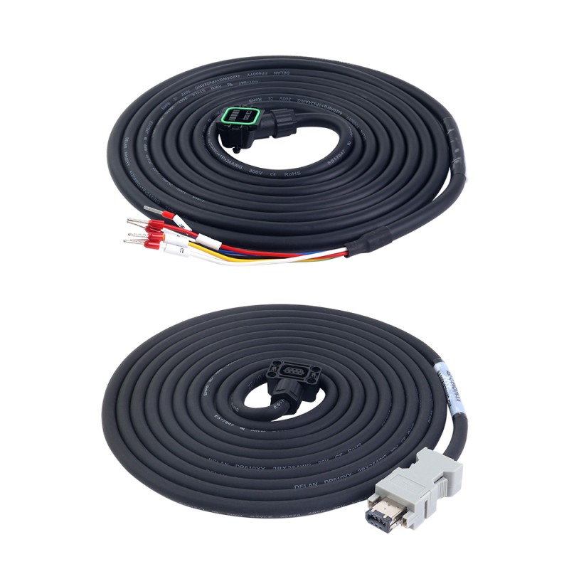 Kit de servomotor de CA EtherCAT de 400W serie A6, 3000rpm, 1,27Nm con freno, codificador absoluto de 17 bits IP67 - A6-EC400H2B1-M17 | StepperOnline
