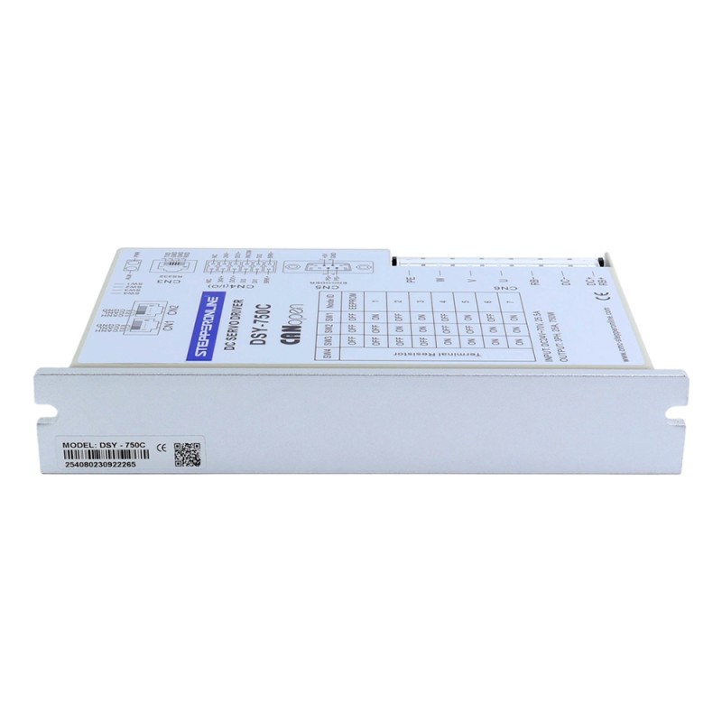 DSY Serie 750W Motor Servo CC CANopen 24-70VDC 2,39Nm con Freno 3000rpm Encoder Incremental 17-Bit IP65 - DSY-C750L2B2-M17S | StepperOnline