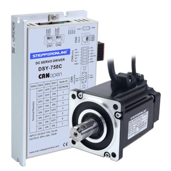 DSY Serie 750W Motor Servo CC CANopen 24-70VDC 2,39Nm 3000rpm Encoder Incremental 17-Bit IP65