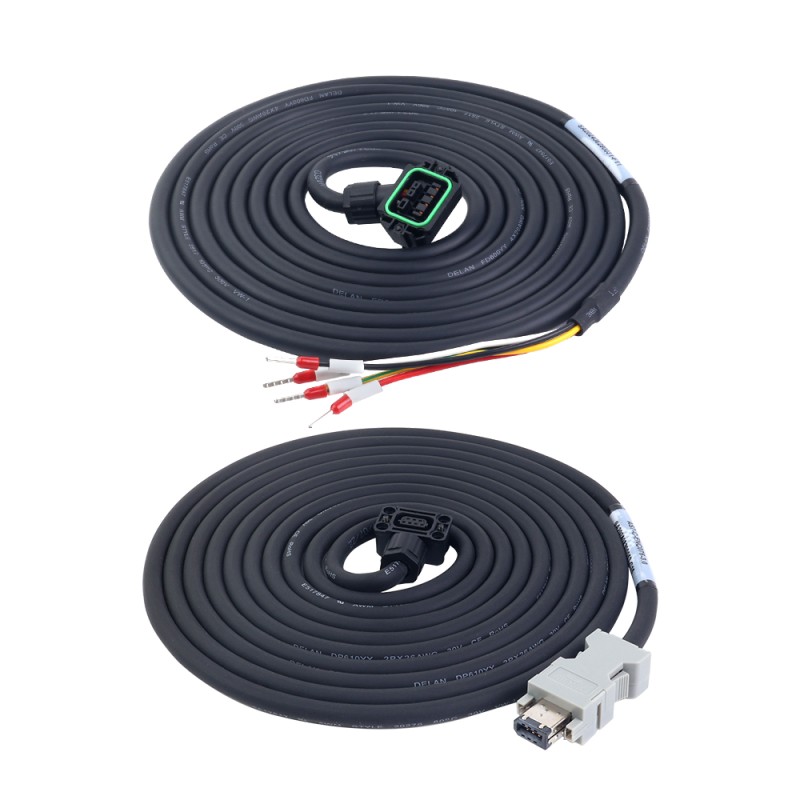 Kit de servomotor de CA serie A6, 750W, RS485, 3000rpm, 2,39Nm, codificador absoluto de 17 bits IP67 - A6-RS750H2A1-M17 | StepperOnline