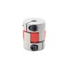 Acoplamiento de mandíbula flexible de 5mm - 6mm Acoplador de eje de motor de 20x25 mm