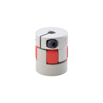 Mandíbula flexible de 5mm - 6,35mm que acopla el acoplador del eje del motor del de 20x25 mm