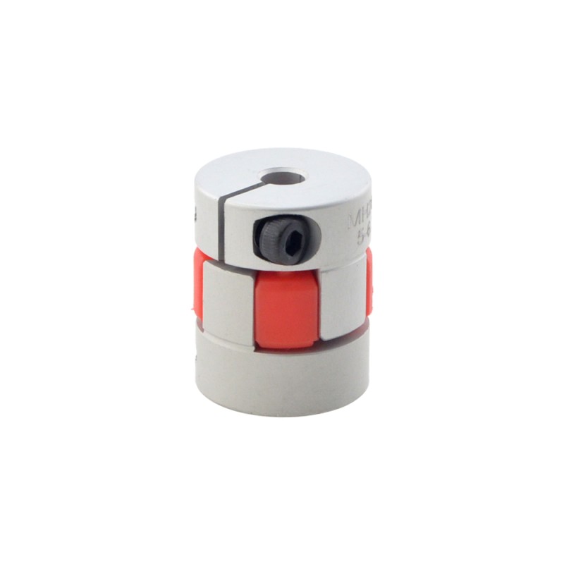 Mandíbula flexible de 5mm - 6,35mm que acopla el acoplador del eje del motor del de 20x25 mm