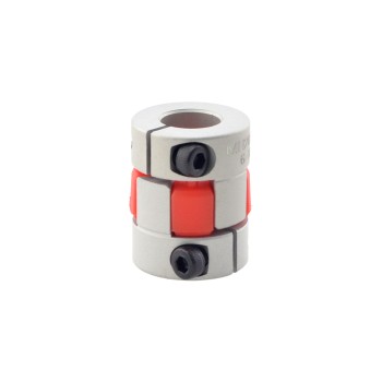 Acoplamiento de mandíbula flexible de 6mm - 10mm Acoplador de eje de motor de 20x25 mm