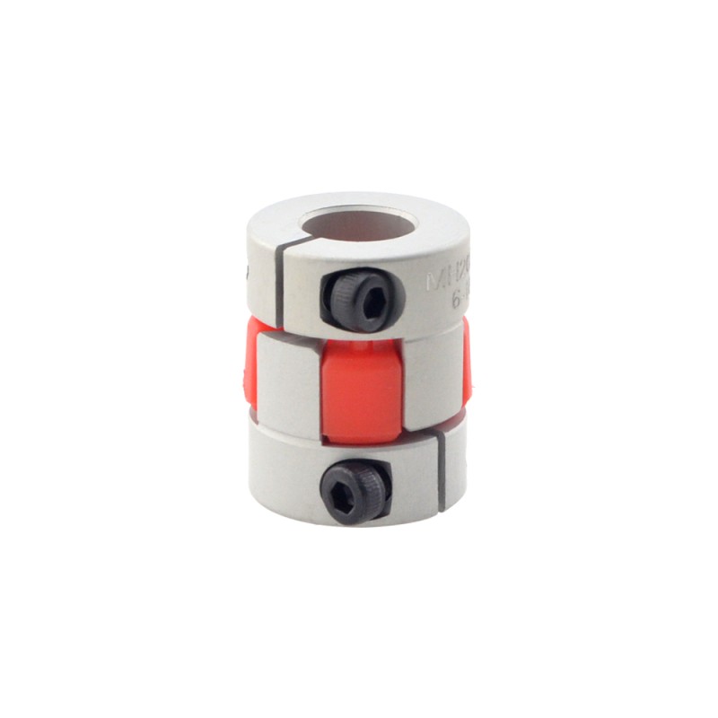 Acoplamiento de mandíbula flexible de 6mm - 10mm Acoplador de eje de motor de 20x25 mm