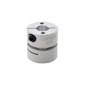 Acoplador de eje de motor de 19x19mm de acoplamiento de disco único flexible de 8mm - 8 mm