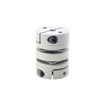 CN en oferta - Acoplador de eje de motor de 26x35mm de acoplamiento de disco doble flexible de 5mm - 6,35 mm