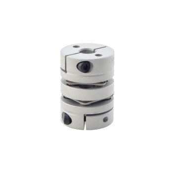 Disco doble flexible de 5mm - 8mm Acoplador de eje de motor paso a paso CNC de 26x35 mm