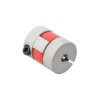 Acoplamiento de mandíbula flexible de 5mm - 5mm Acoplador de eje de motor de 20x25 mm