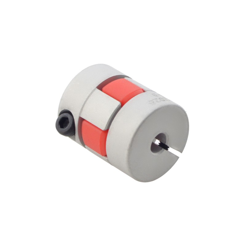 Acoplamiento de mandíbula flexible de 5mm - 5mm Acoplador de eje de motor de 20x25 mm