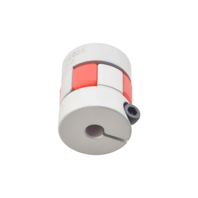 Acoplamiento de mandíbula flexible de 5mm - 5mm Acoplador de eje de motor de 20x25 mm