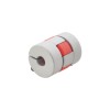 Acoplamiento de mandíbula flexible de 5mm - 6mm Acoplador de eje de motor de 20x25 mm