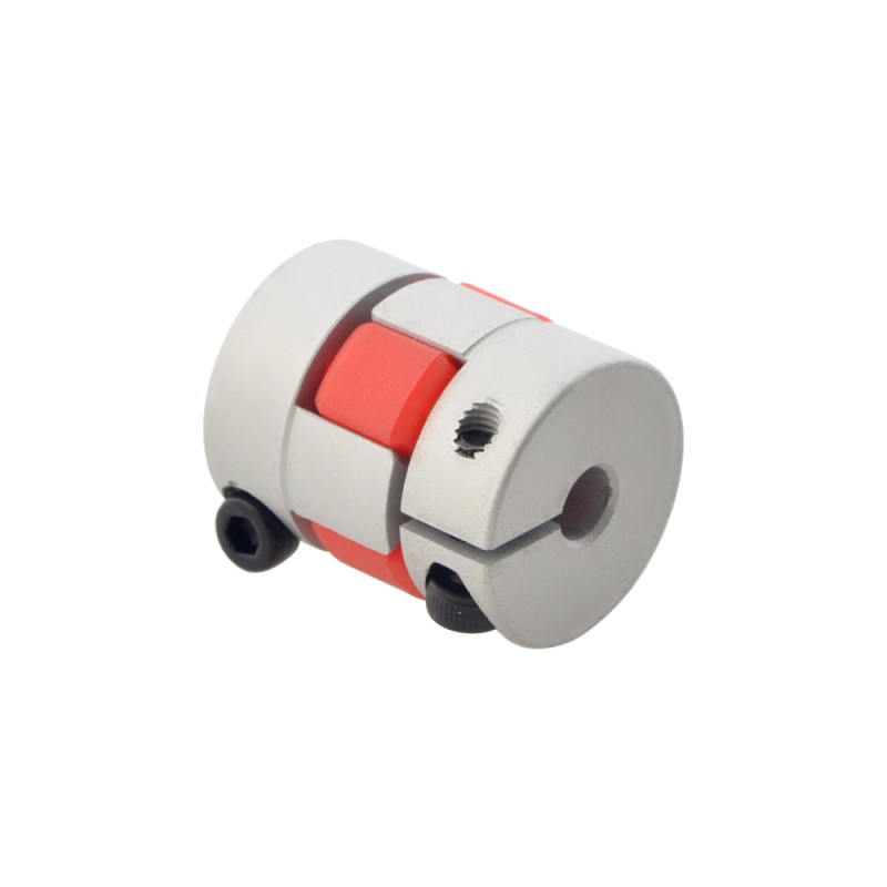 Acoplamiento de mandíbula flexible de 5mm - 6mm Acoplador de eje de motor de 20x25 mm