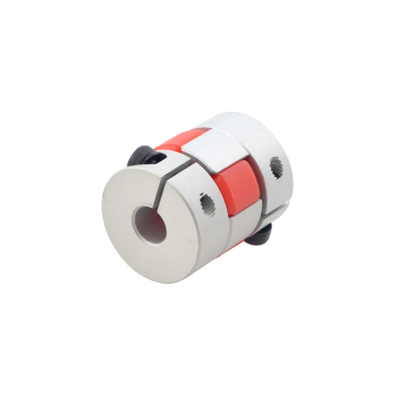Mandíbula flexible de 5mm - 6,35mm que acopla el acoplador del eje del motor del de 20x25 mm