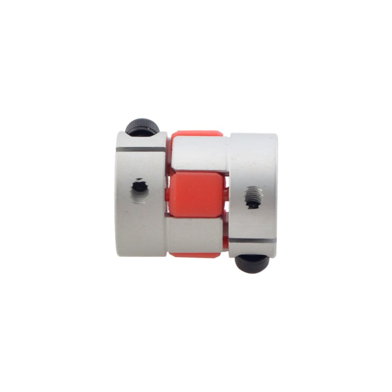 Mandíbula flexible de 5mm - 6,35mm que acopla el acoplador del eje del motor del de 20x25 mm